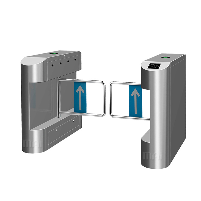 Electric swing barrier access gate swing barrier bi-directional turnstile
