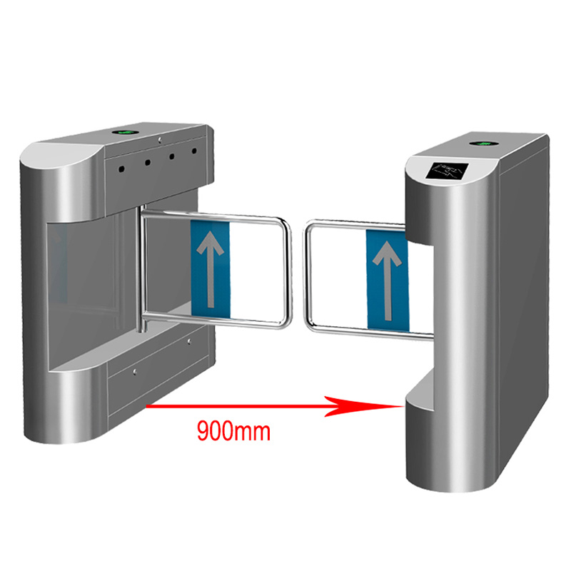 Electric swing barrier access gate swing barrier bi-directional turnstile