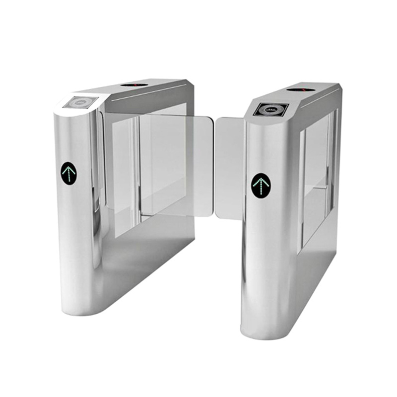 Electric swing barrier access gate swing barrier bi-directional turnstile