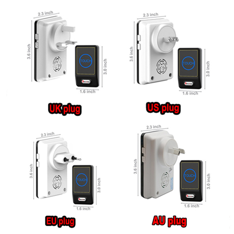 China manufacturer directly supply long distance wireless door bell support dropshipping